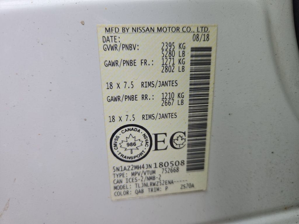 2018 Nissan Murano S